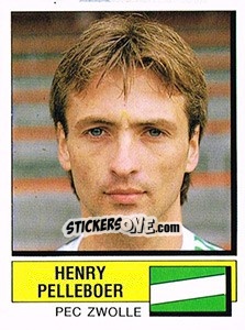 Cromo Henry Pelleboer - Voetbal 1987-1988 - Panini