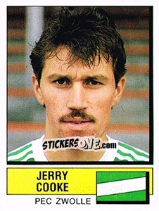 Sticker Jerry Cooke - Voetbal 1987-1988 - Panini