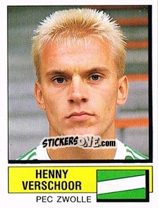 Sticker Henny Verschoor - Voetbal 1987-1988 n. 185 - Panini