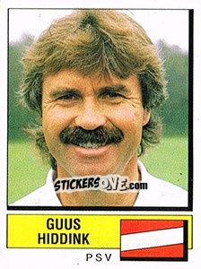 Sticker Guus Hiddink - Voetbal 1987-1988 - Panini