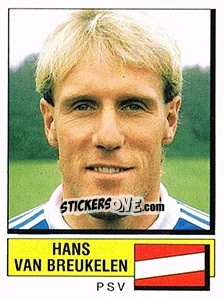 Figurina Hans van Breukelen - Voetbal 1987-1988 - Panini