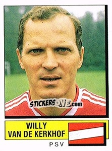 Sticker Willy van de Kerkhoff - Voetbal 1987-1988 - Panini