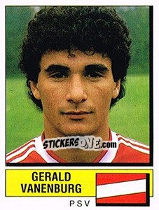 Sticker Gerald Vanenburg - Voetbal 1987-1988 - Panini