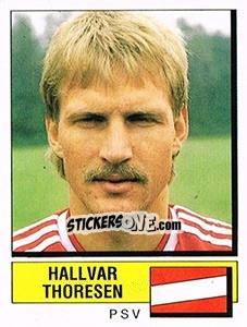 Sticker Hallvar Thoresen - Voetbal 1987-1988 n. 201 - Panini