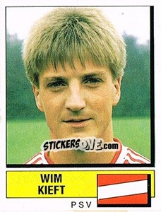 Sticker Wim Kieft - Voetbal 1987-1988 - Panini