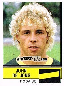 Sticker John de Jong - Voetbal 1987-1988 - Panini