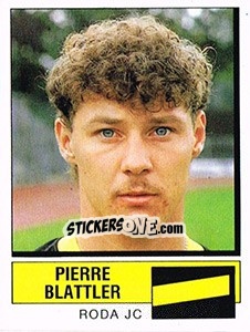 Sticker Pierre Blattler - Voetbal 1987-1988 n. 216 - Panini