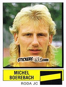 Figurina Michel Boerebach - Voetbal 1987-1988 - Panini