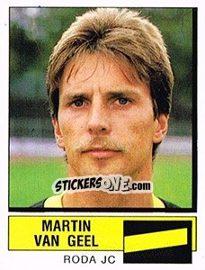 Figurina Martin van Geel - Voetbal 1987-1988 - Panini