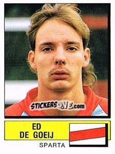 Sticker Ed de Goey - Voetbal 1987-1988 - Panini