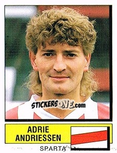 Figurina Adrie Andriessen - Voetbal 1987-1988 - Panini