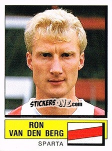 Sticker Ron van den Berg - Voetbal 1987-1988 - Panini