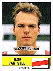 Cromo Henk van Stee - Voetbal 1987-1988 - Panini
