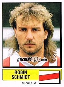 Sticker Robin Schmidt - Voetbal 1987-1988 - Panini