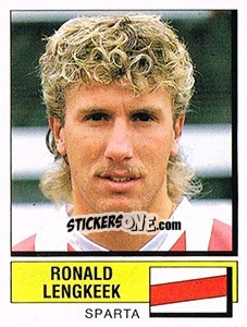Sticker Ronald Lengkeek - Voetbal 1987-1988 - Panini