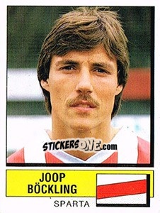 Sticker Joop Bockling - Voetbal 1987-1988 - Panini