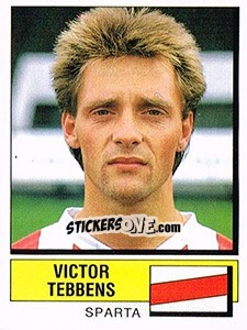 Sticker Victor Tebbens - Voetbal 1987-1988 - Panini