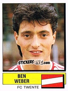 Sticker Ben Weber - Voetbal 1987-1988 n. 253 - Panini