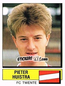 Sticker Pieter Huistra - Voetbal 1987-1988 - Panini