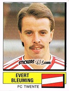 Figurina Evert Bleuming - Voetbal 1987-1988 - Panini