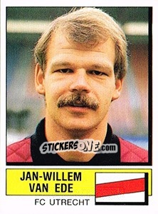 Sticker Jan-Willem van Ede - Voetbal 1987-1988 n. 261 - Panini