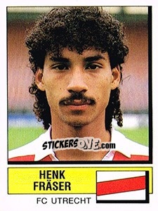 Figurina Henk Fraser - Voetbal 1987-1988 - Panini