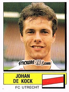 Sticker Johan de Kock