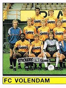 Sticker Team - Voetbal 1987-1988 - Panini