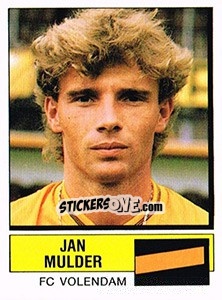 Figurina Jan Mulder - Voetbal 1987-1988 - Panini