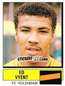 Sticker Ed Vyent - Voetbal 1987-1988 n. 289 - Panini
