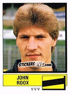 Figurina John Roox - Voetbal 1987-1988 - Panini