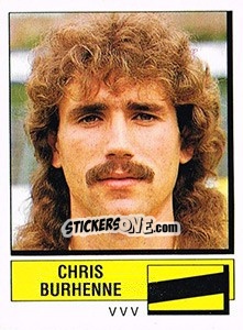 Sticker Chris Burhenne - Voetbal 1987-1988 - Panini