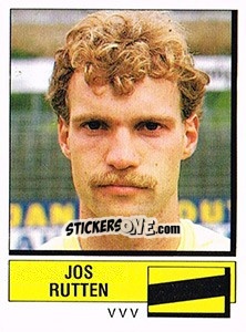 Sticker Jos Rutten - Voetbal 1987-1988 n. 300 - Panini