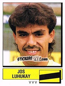 Sticker Jos Luhukay - Voetbal 1987-1988 - Panini