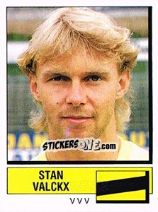 Sticker Stan Valckx - Voetbal 1987-1988 - Panini