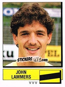 Sticker John Lammers - Voetbal 1987-1988 - Panini
