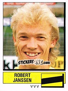 Sticker Robert Janssen - Voetbal 1987-1988 - Panini