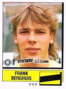 Sticker Frank Berghuis - Voetbal 1987-1988 - Panini
