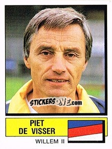 Cromo Piet de Visser - Voetbal 1987-1988 - Panini