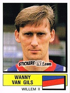 Sticker Wanny van Gils - Voetbal 1987-1988 - Panini