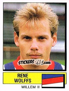Sticker Rene Wolffs - Voetbal 1987-1988 - Panini
