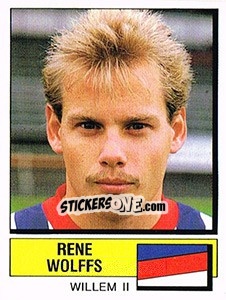Sticker Rene Wolffs - Voetbal 1987-1988 n. 321 - Panini