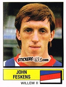 Sticker John Feskens - Voetbal 1987-1988 - Panini