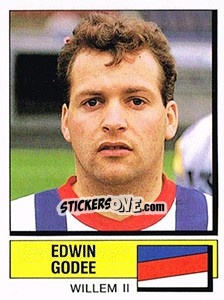 Sticker Edwin Godee - Voetbal 1987-1988 - Panini