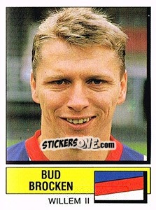 Sticker Bud Brocken - Voetbal 1987-1988 - Panini