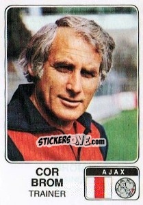 Sticker Cor Brom - Voetbal 1978-1979 - Panini