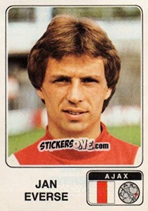 Sticker Jan Everse - Voetbal 1978-1979 n. 9 - Panini