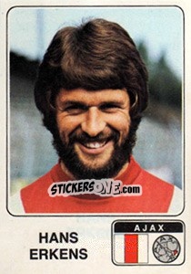 Sticker Hans Erkens - Voetbal 1978-1979 - Panini