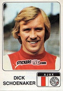 Sticker Dick Schoenaker - Voetbal 1978-1979 n. 11 - Panini