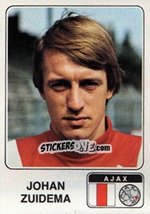Sticker Johan Zuidema - Voetbal 1978-1979 - Panini